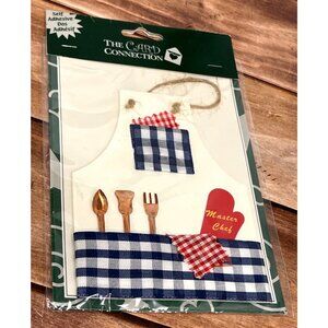 CARD CONNECTION Handmade MASTER Chef Apron Scrapbook Embellishment Craft Sticker